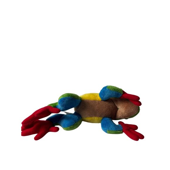 Wildlife Artists Plush Red Eyed Tree Frog Stuffed Animal Beanie Realistic 10 in - Picture 5 of 6